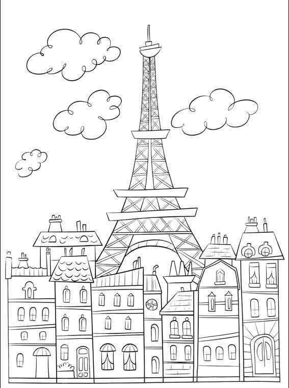 Ciudad de París simple