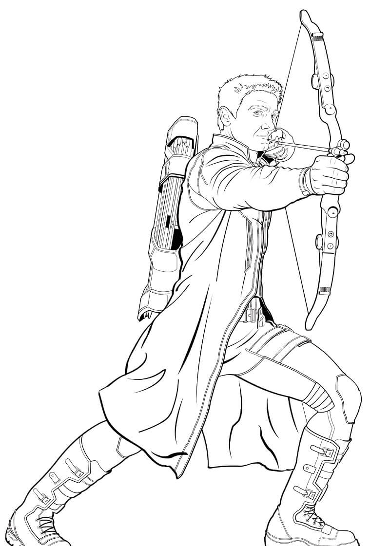 Clint Barton Sosteniendo Arco
