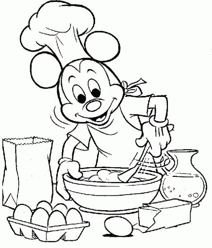 Cocinero Mikey Ratón