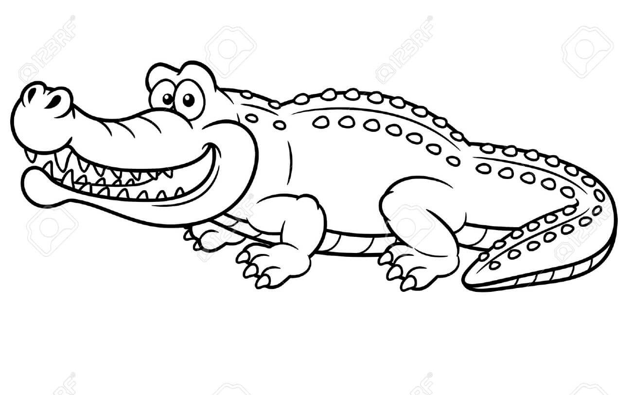 Cocodrilo Feliz