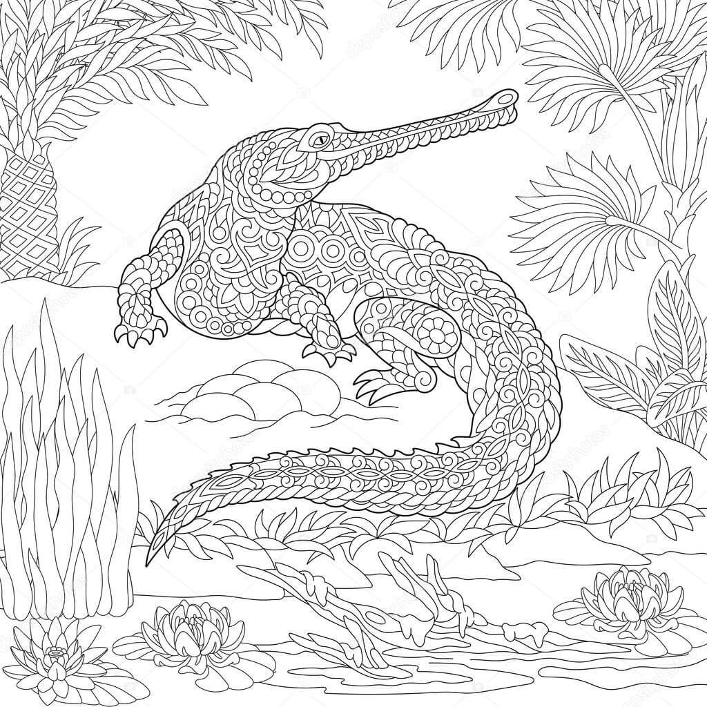 Cocodrilo Mandala