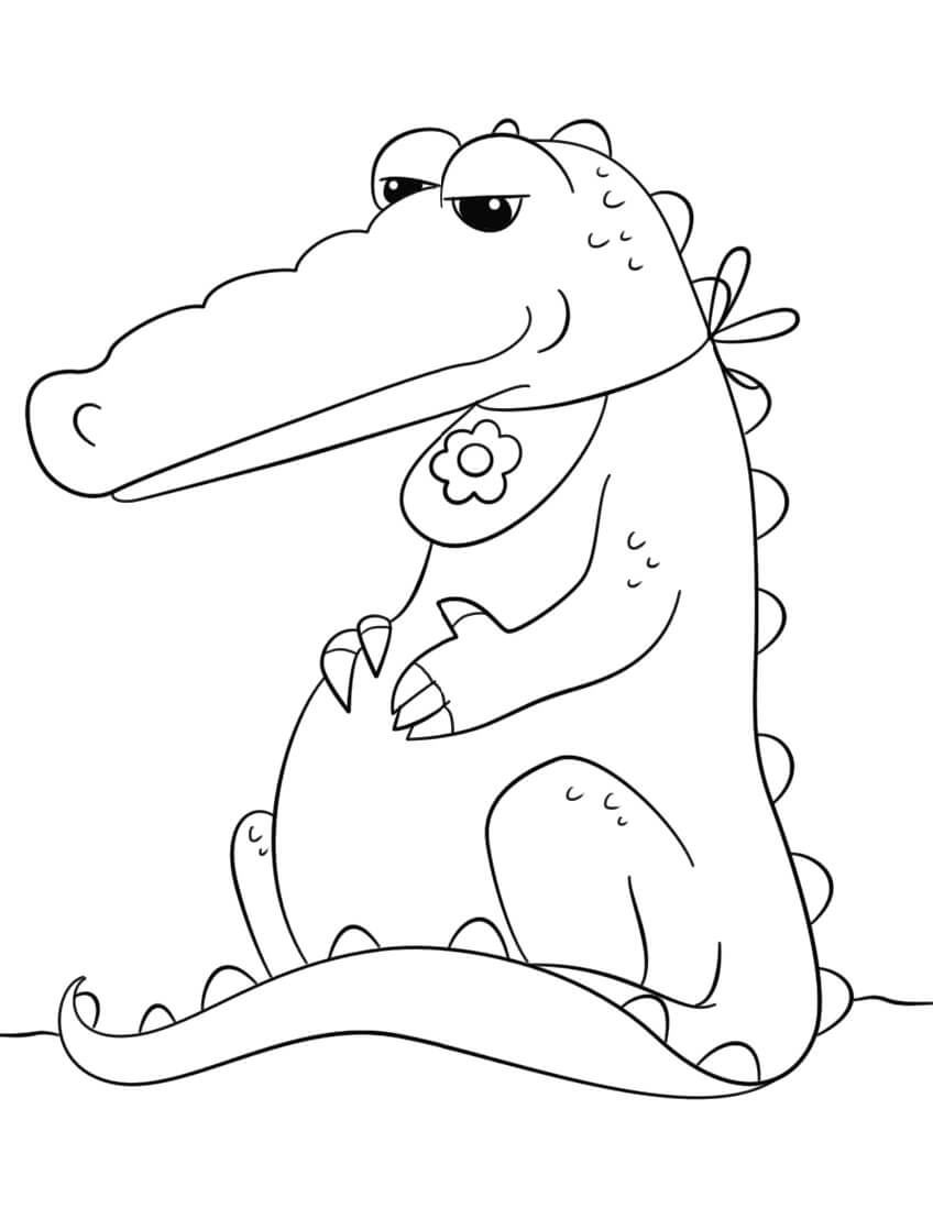 Cocodrilo Sentado