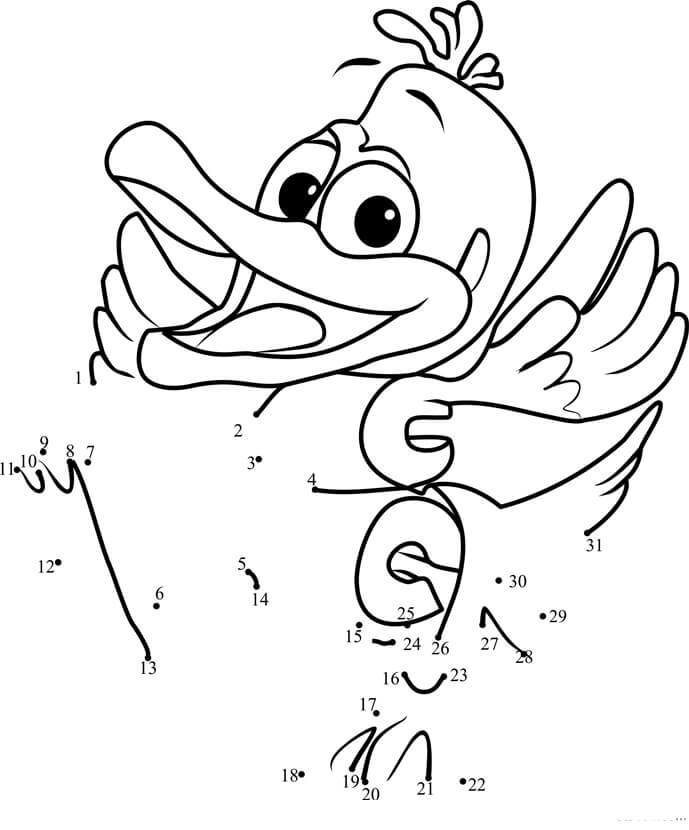 Color de Pato por Número