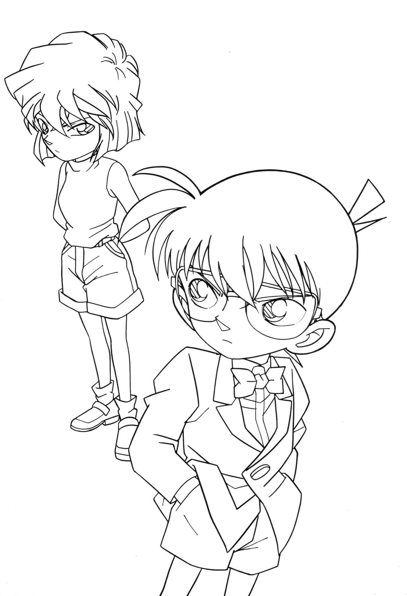 Conan y Ai Haibara