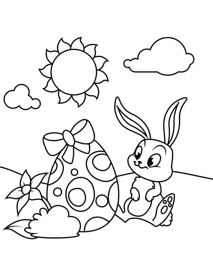 Conejito de Pascua Kawaii