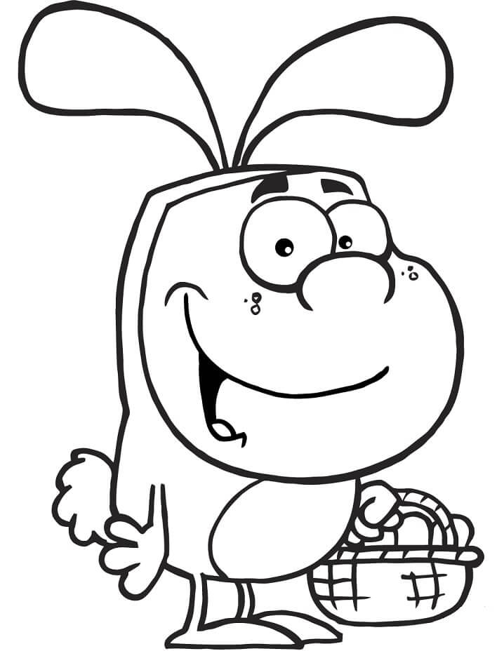 Conejito de Pascua Sonriendo
