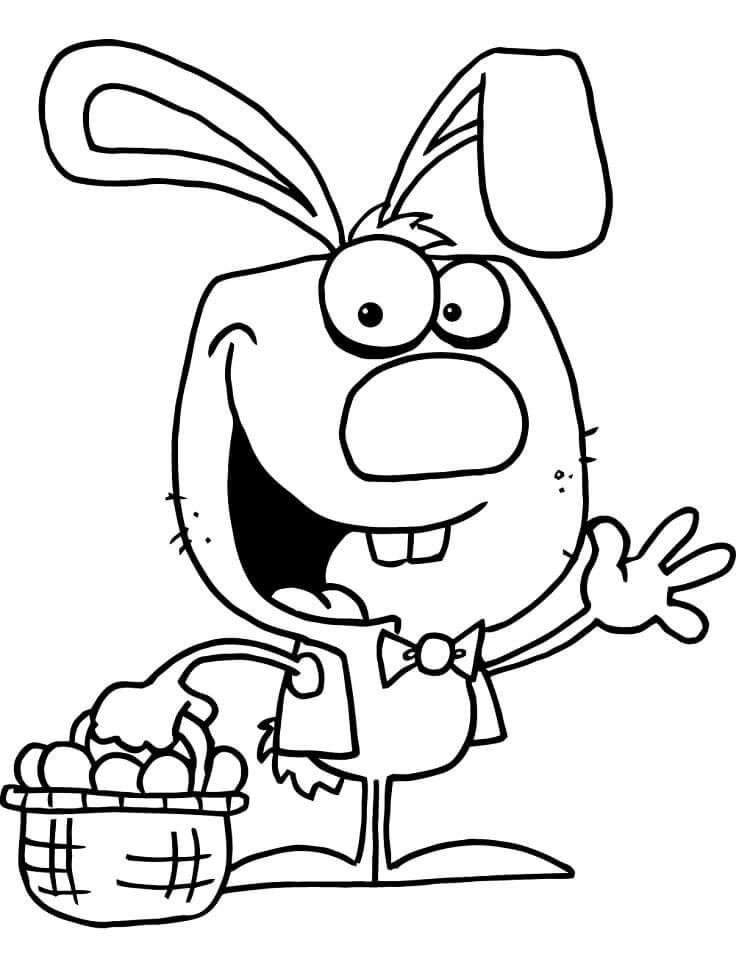 Conejito de Pascua con Cesta