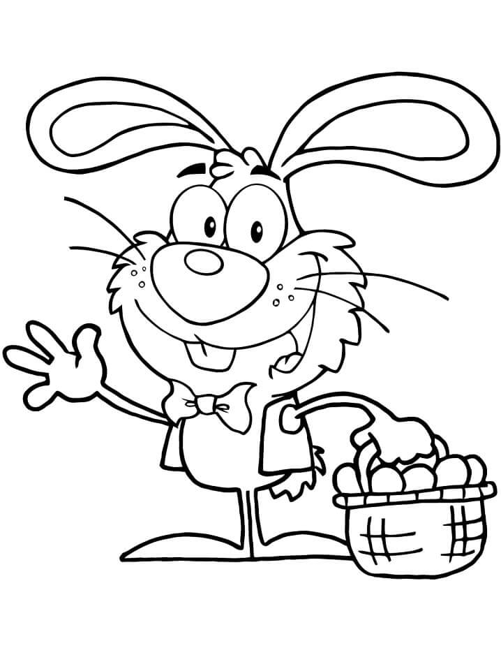 Conejito de pascua Feliz