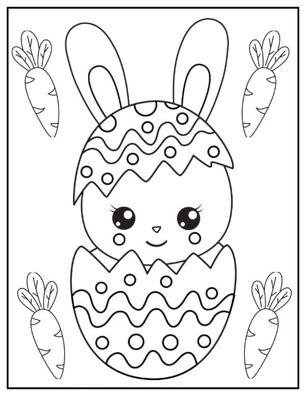 Conejo de Pascua Sonriente