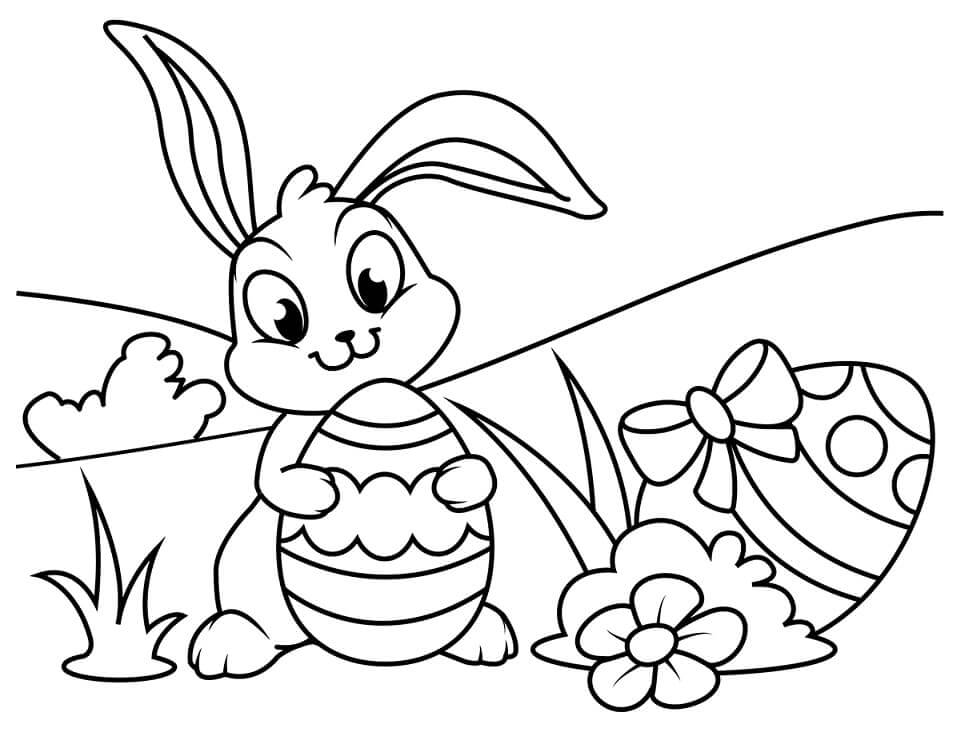 Conejo de Pascua y Huevos