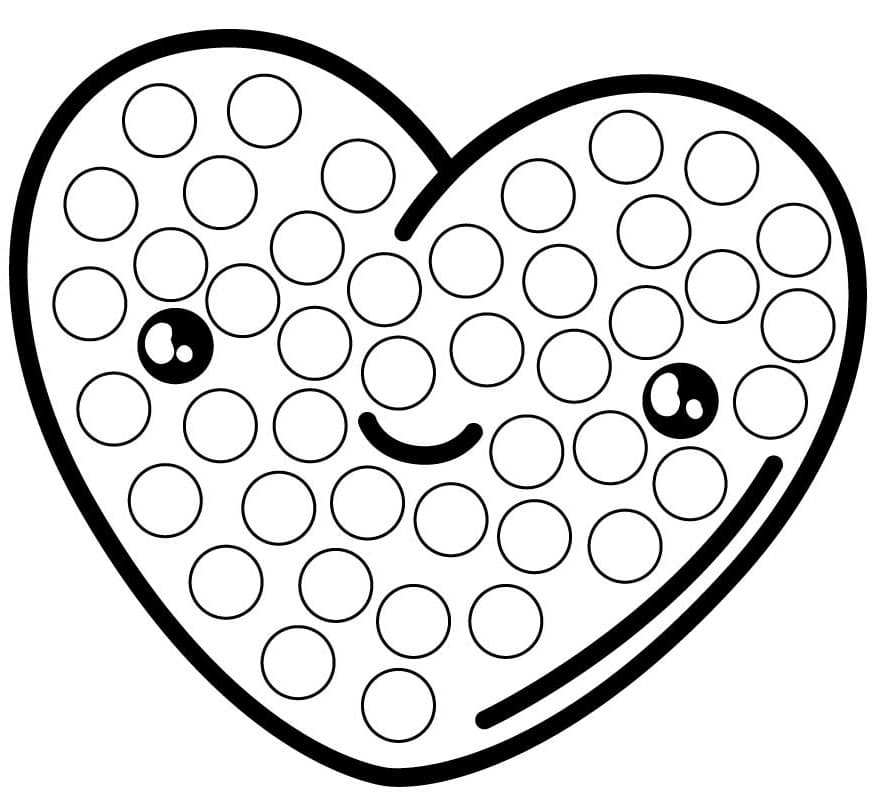 Corazón Lindo Marcador de Puntos