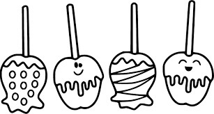 Cuatro Caramelos de Halloween Diferentes
