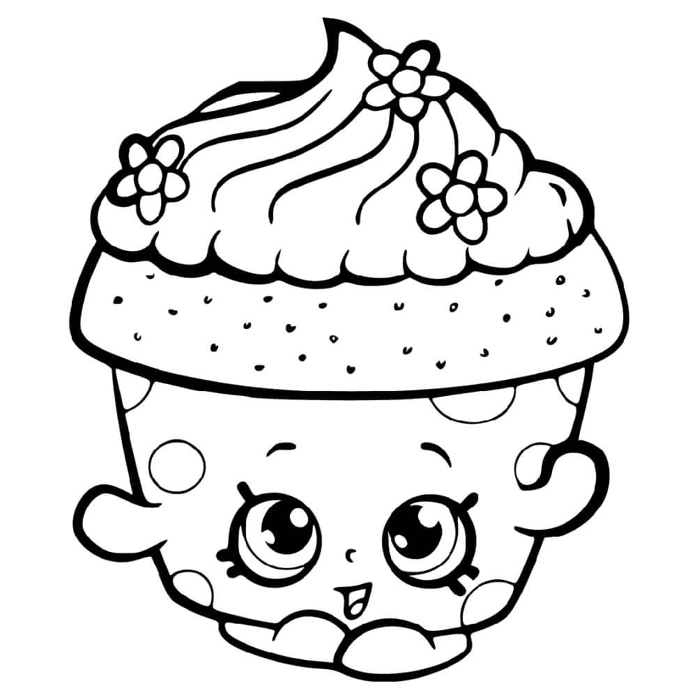 Cupcake Pétalo Shopkin