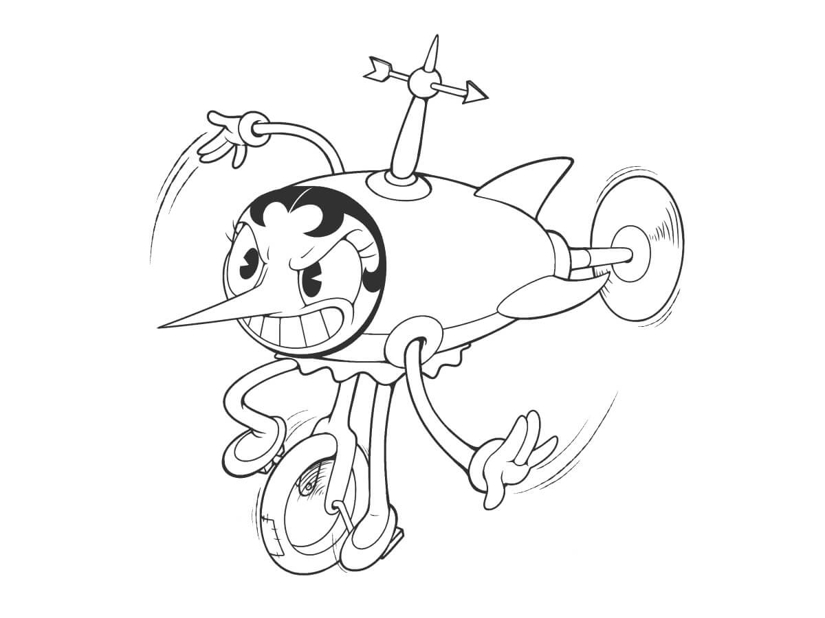 Cuphead Mosquito Hilda Berg
