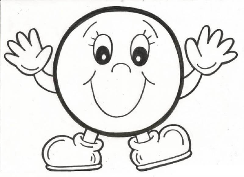 Daire, Karikatürize et, Güleryüzlü