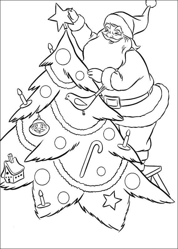 Decoración de Papá Noel