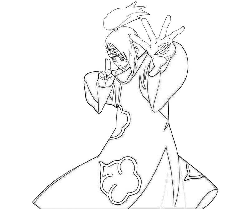 Deidara Luchando