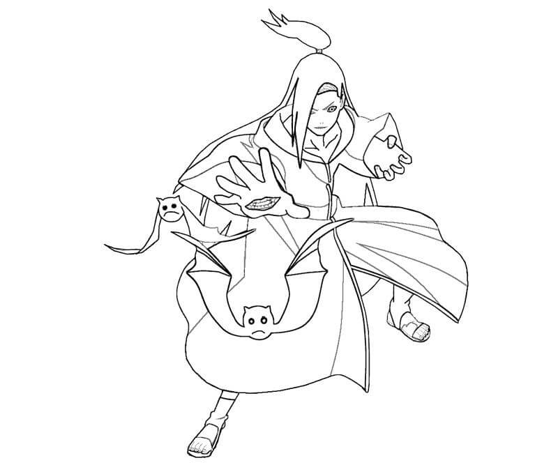 Deidara Luchando