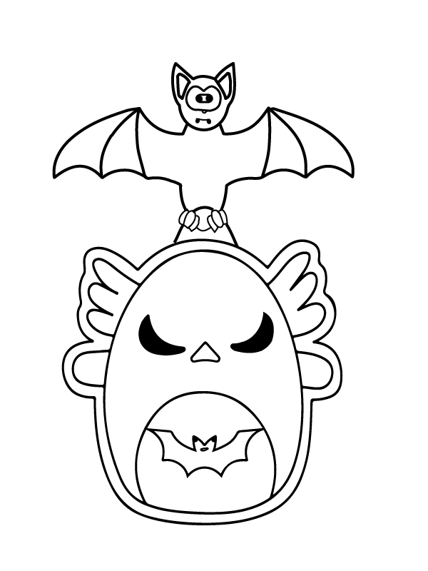 Squishmallow de Halloween