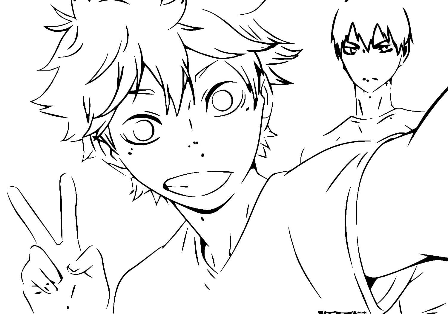 Dibujando a Hideyoshi y Kaneki