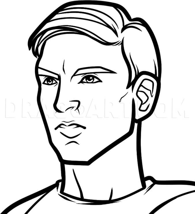 Dibujar al pPequeño Chris Evans