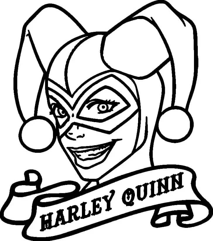 Dibujar la Cabeza de Harley Quinn
