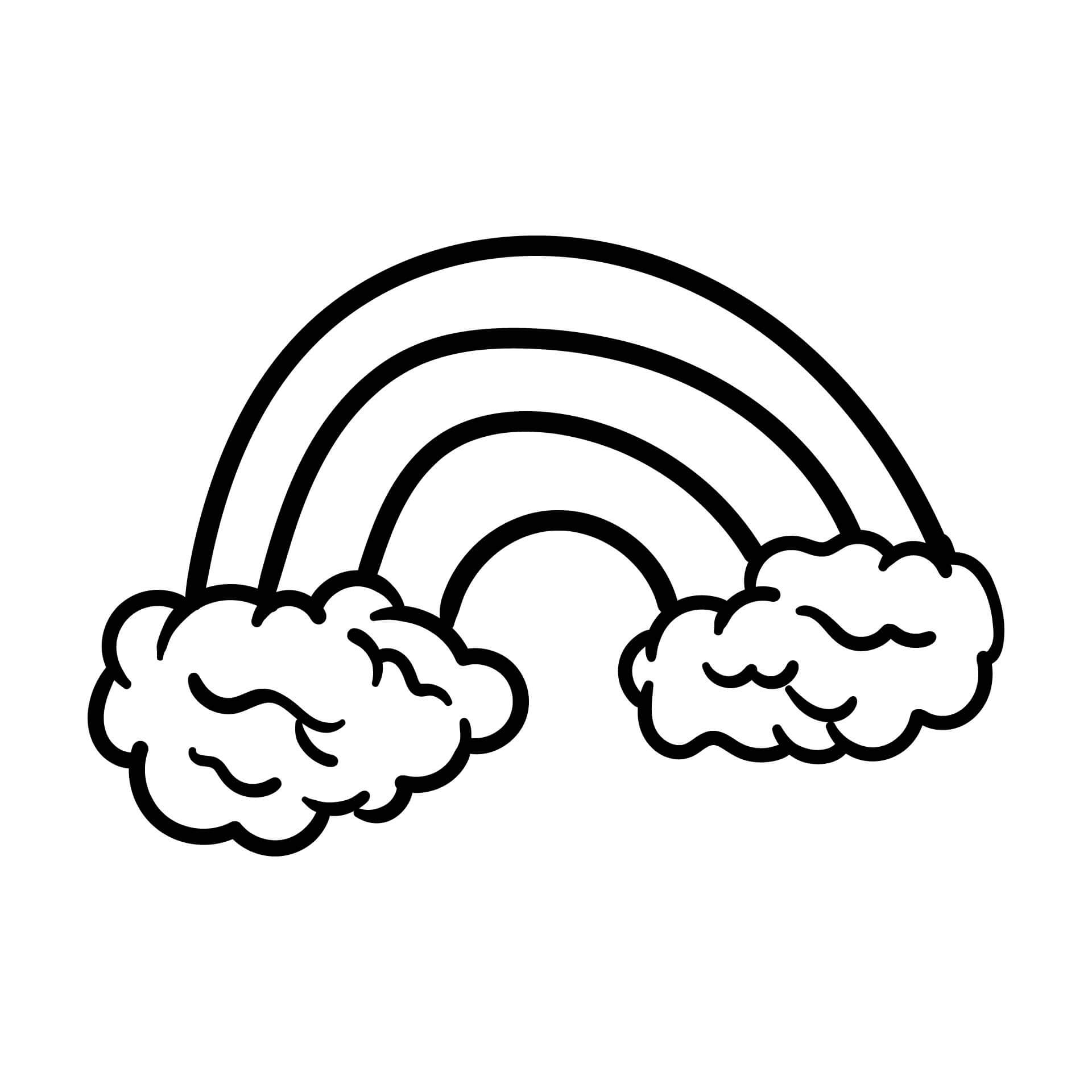 Dibujo Arcoiris