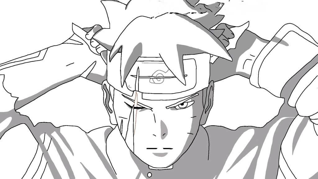 Dibujo Boruto