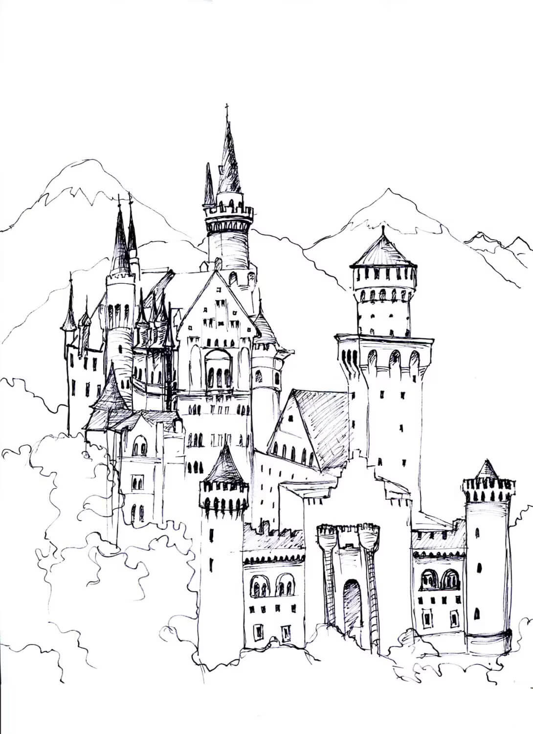 Dibujo Castillo