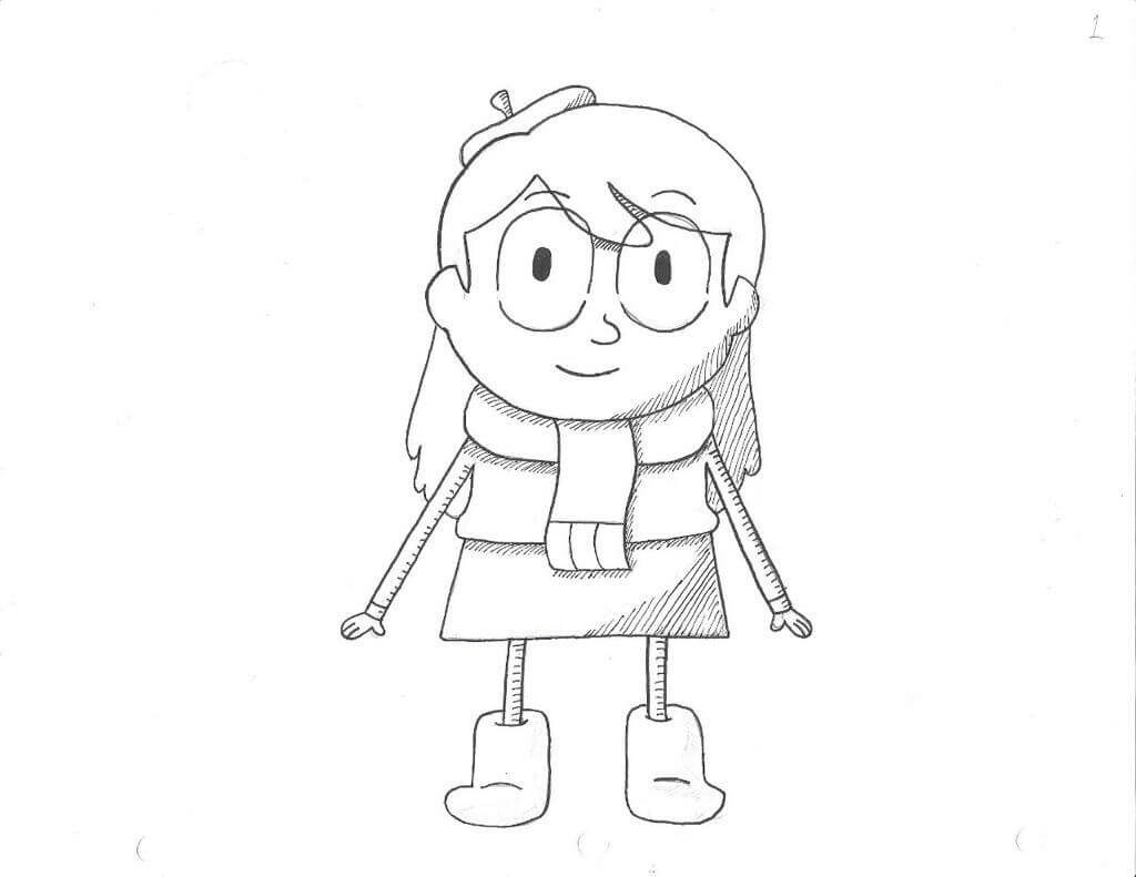 Dibujo De Hilda