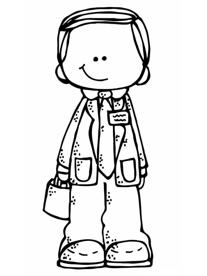 Dibujo Hombre de Negocios