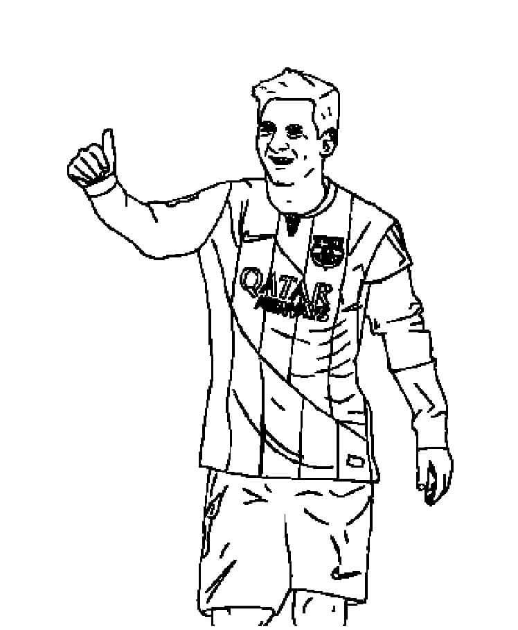 Dibujo Messi