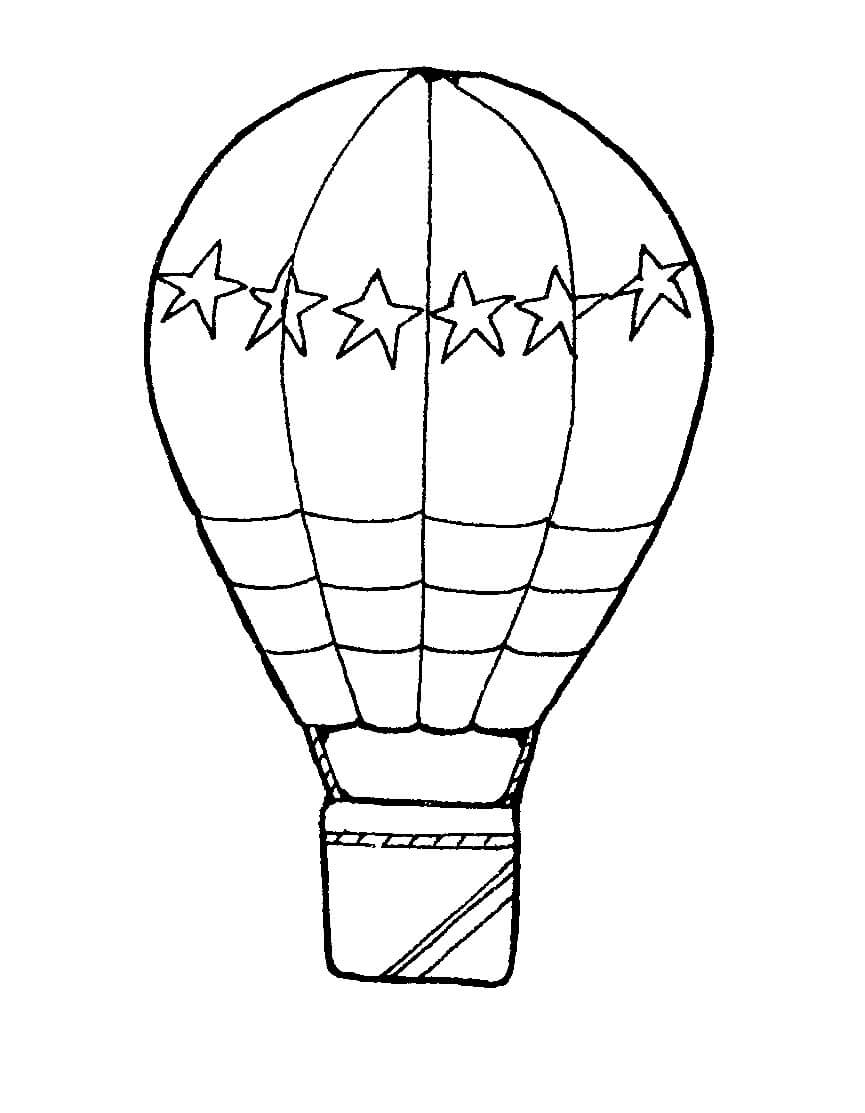 Dibujo de Globo Aerostático