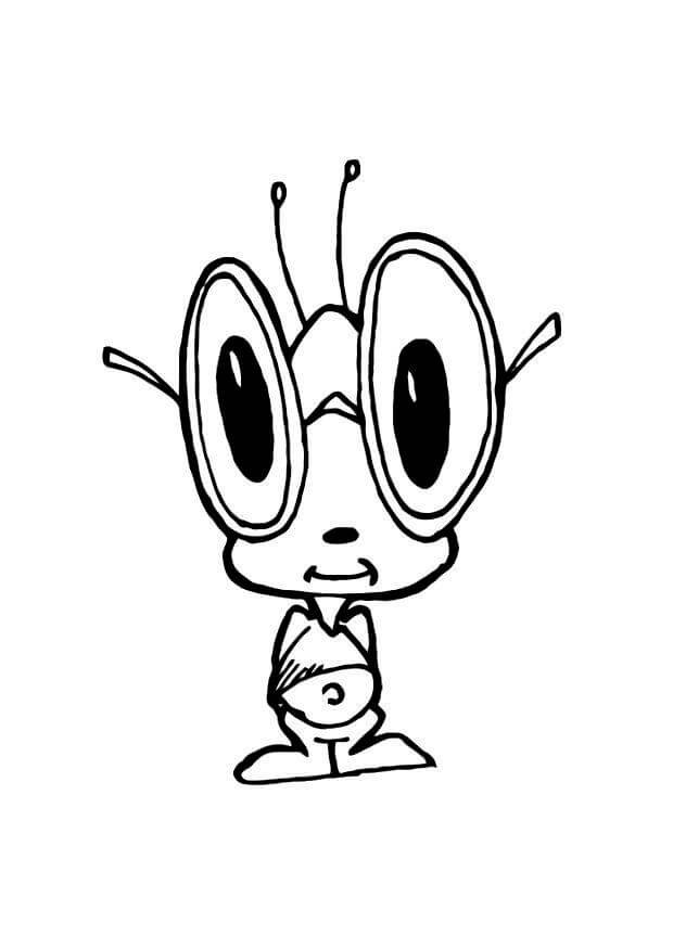 Dibujo de Grillo Lindo