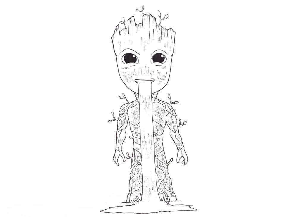 Dibujo de Groot