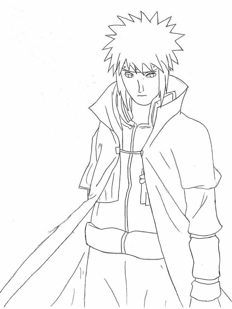 Dibujo de Namikaze Minato