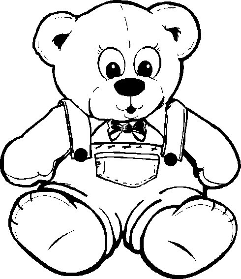 Dibujo de Oso de Peluche