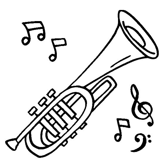 Dibujo de Saxofón