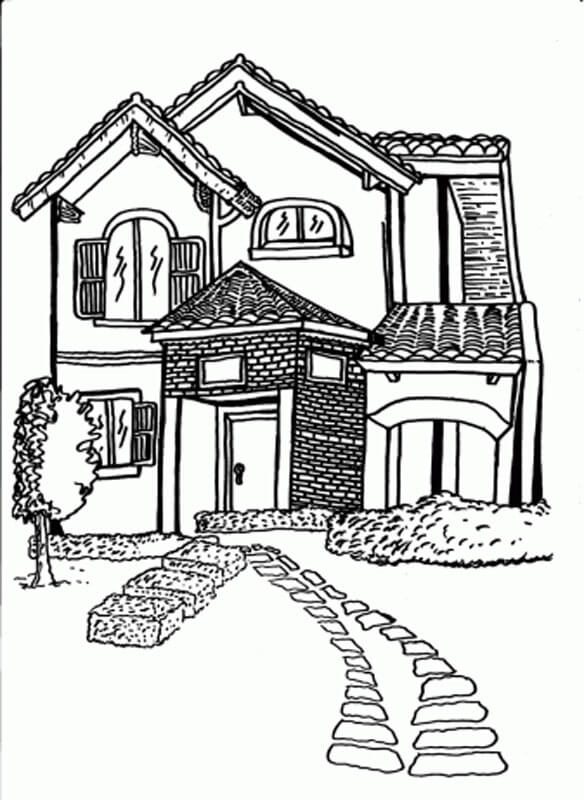 Dibujo de Villa