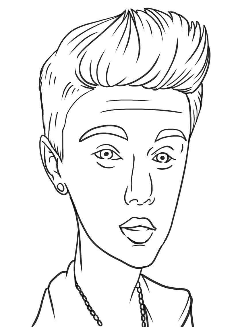 Dibujos Aanimados de Justin Bieber