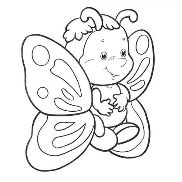 Dibujos Animados de Mariposa Gorda