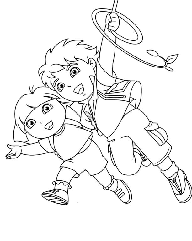 Diego y Dora Escalando