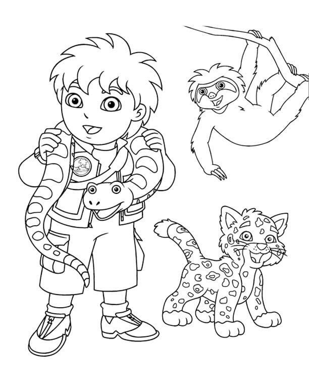 Diego y Tres Animales