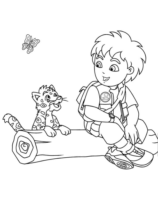 Diego y el Bebé Guepardo