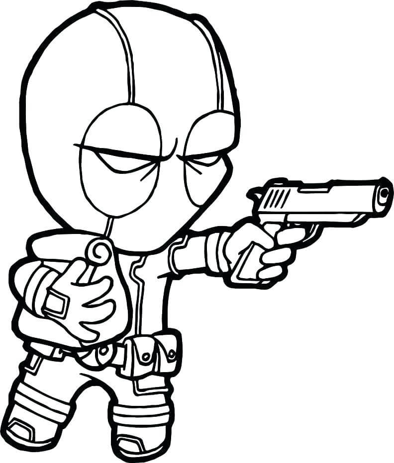 Disparos de Chibi Deadpool