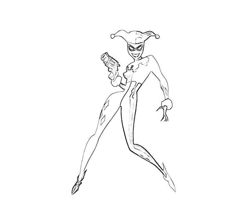 Diversión Harley Quinn con Pistola
