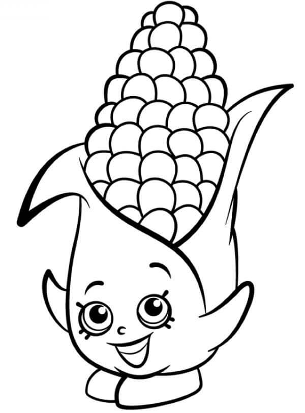 Diversión de Dibujos Animados de Maíz