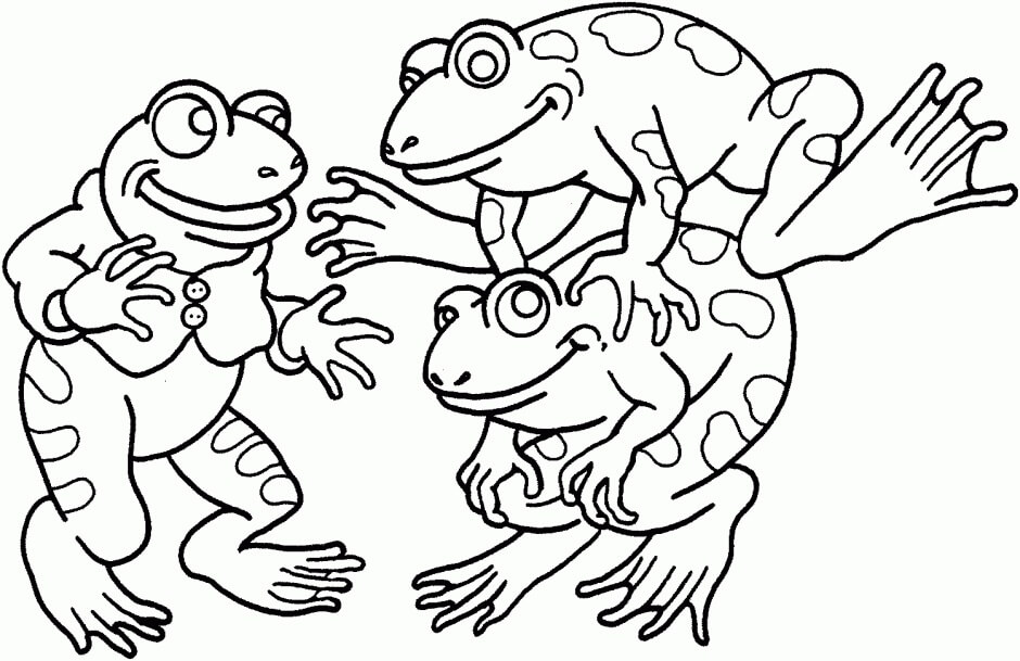 Diversión de Tres Ranas