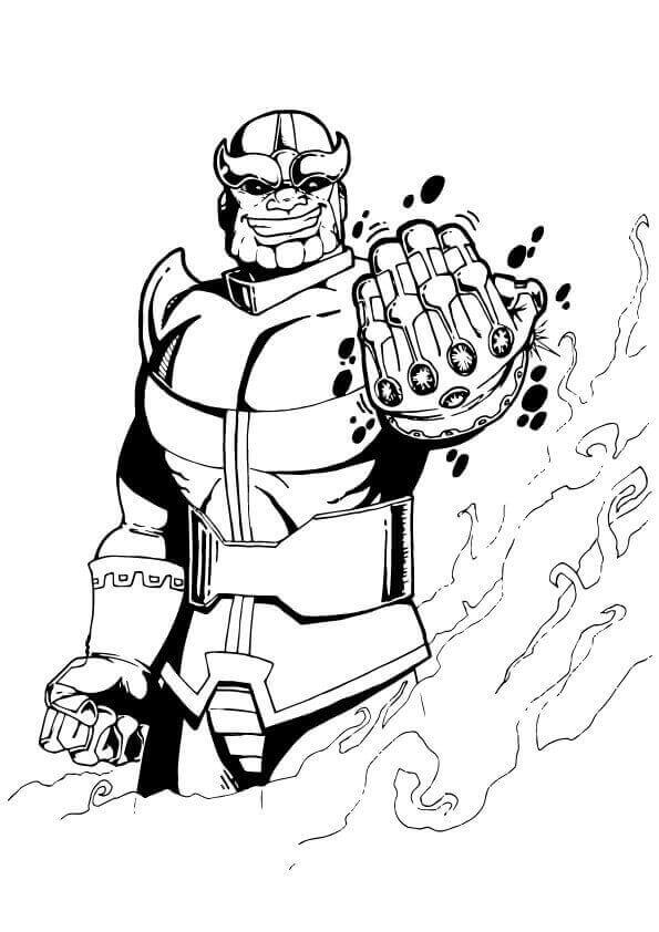 Divertido Thanos con Infinity Gauntlet