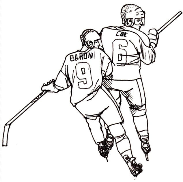 Dos Jugadores de Lacrosse